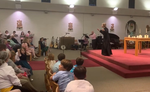 Double Choir Performs